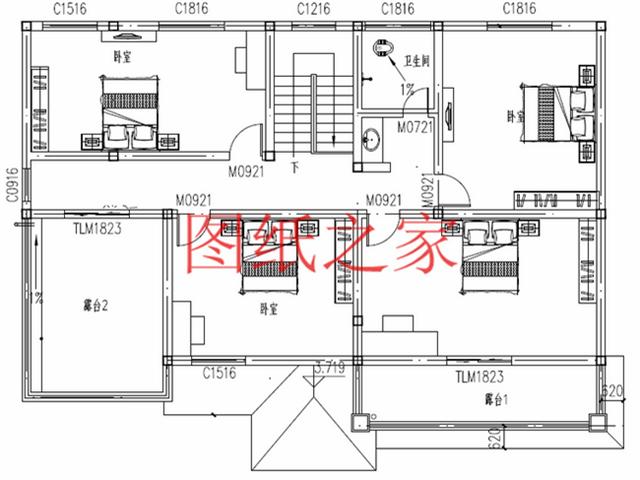 6套農(nóng)村二層別墅設計圖，160平米30萬，一起來看看吧！
