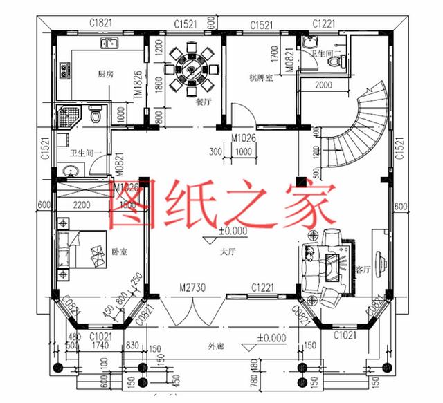 6套農(nóng)村二層別墅設計圖，160平米30萬，一起來看看吧！
