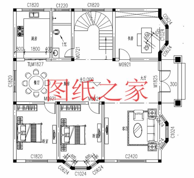 6套農(nóng)村二層別墅設計圖，160平米30萬，一起來看看吧！