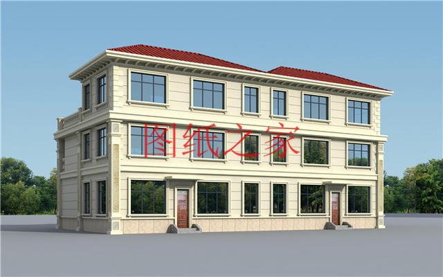 分享5套三層雙拼別墅設計圖，兄弟倆齊心協(xié)力建別墅！