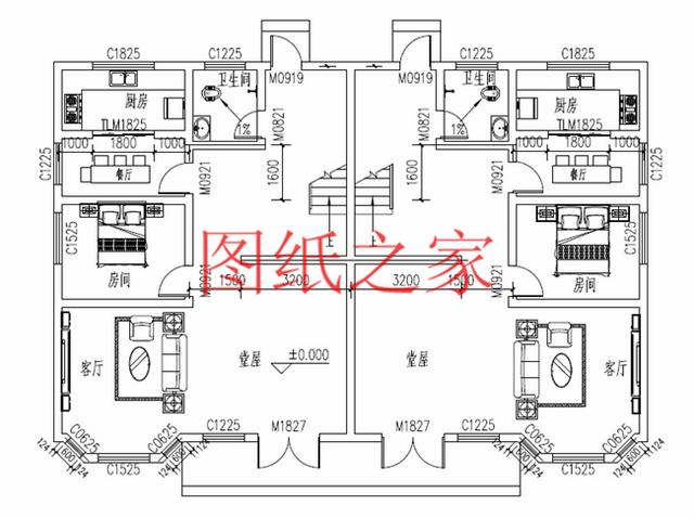 分享5套三層雙拼別墅設計圖，兄弟倆齊心協(xié)力建別墅！