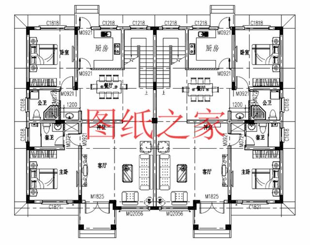 分享5套三層雙拼別墅設計圖，兄弟倆齊心協(xié)力建別墅！