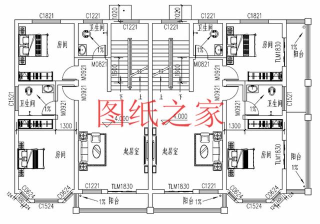 分享5套三層雙拼別墅設計圖，兄弟倆齊心協(xié)力建別墅！