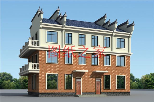 分享5套三層雙拼別墅設計圖，兄弟倆齊心協(xié)力建別墅！