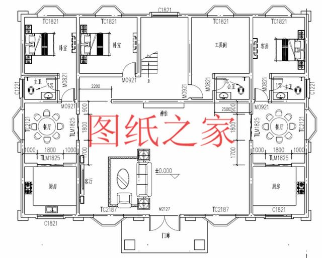分享5套三層雙拼別墅設計圖，兄弟倆齊心協(xié)力建別墅！
