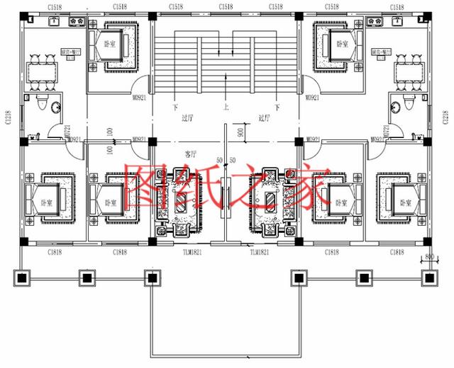 分享5套三層雙拼別墅設計圖，兄弟倆齊心協(xié)力建別墅！