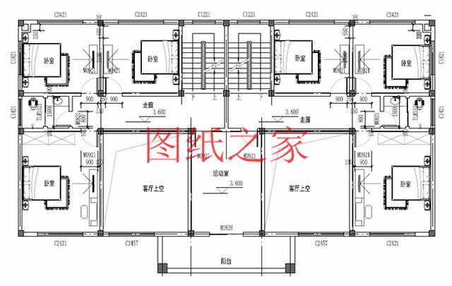 分享5套三層雙拼別墅設計圖，兄弟倆齊心協(xié)力建別墅！