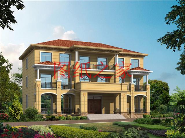 分享5套三層雙拼別墅設計圖，兄弟倆齊心協(xié)力建別墅！