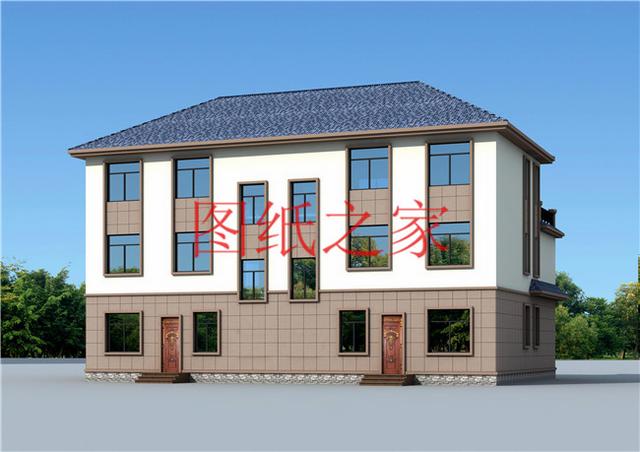 分享5套三層雙拼別墅設計圖，兄弟倆齊心協(xié)力建別墅！