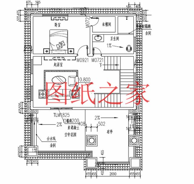 小戶型四層別墅圖，占地110平米左右，小巧精致、簡單大氣！