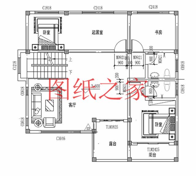 小戶型四層別墅圖，占地110平米左右，小巧精致、簡單大氣！