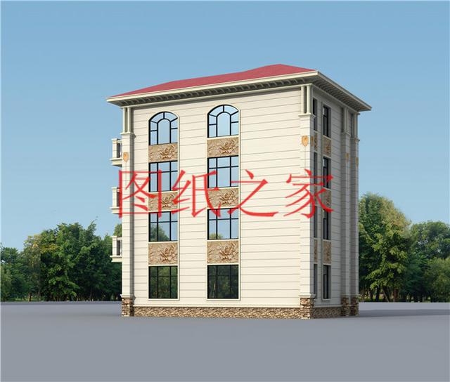 小戶型四層別墅圖，占地110平米左右，小巧精致、簡單大氣！