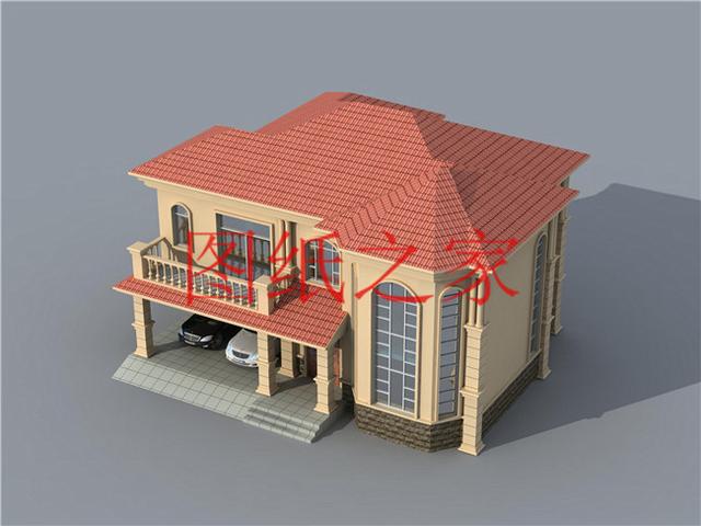 簡(jiǎn)約美觀、經(jīng)濟(jì)實(shí)用的二層別墅設(shè)計(jì)圖，非常符合您建房的實(shí)際需要！