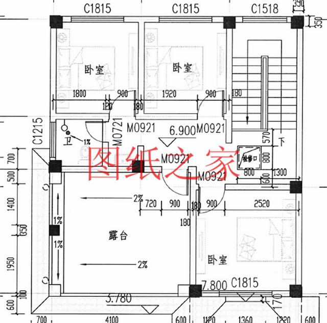 30萬三層別墅設(shè)計(jì)圖，100平米的方正戶型，舒適宜居、美觀大氣！