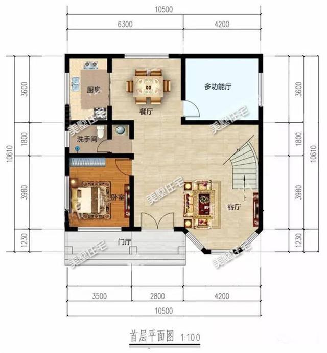 經(jīng)典農(nóng)村自建房，6室1廳占地僅100平愿您五世同堂！