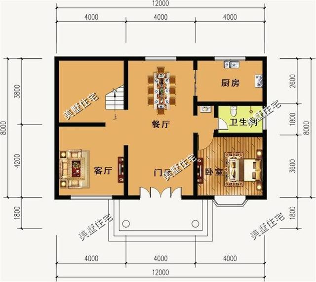 經(jīng)典農(nóng)村自建房，6室1廳占地僅100平愿您五世同堂！