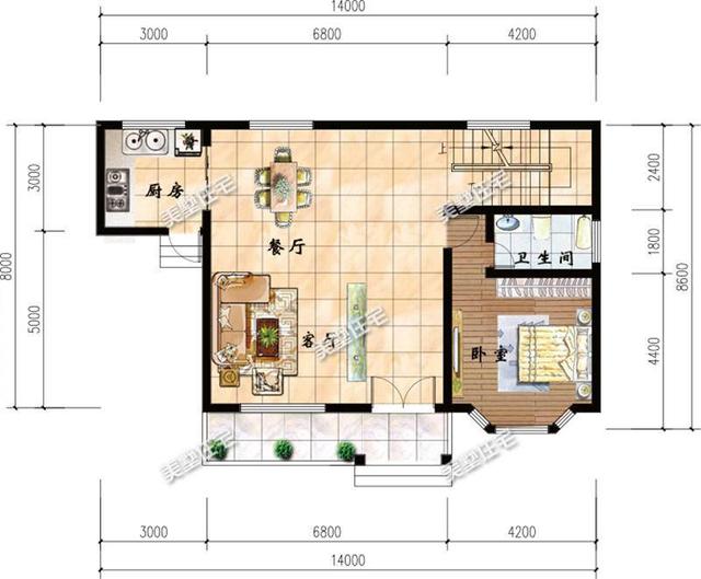 經(jīng)典農(nóng)村自建房，6室1廳占地僅100平愿您五世同堂！
