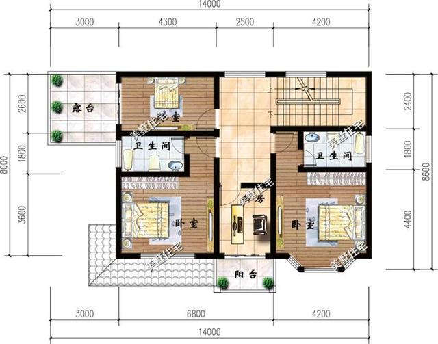 經(jīng)典農(nóng)村自建房，6室1廳占地僅100平愿您五世同堂！