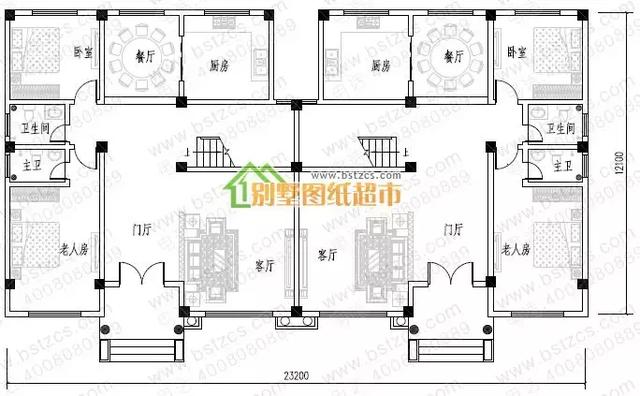 8套雙拼別墅設(shè)計(jì)圖，兄弟別墅這樣建，氣派實(shí)用有面子。