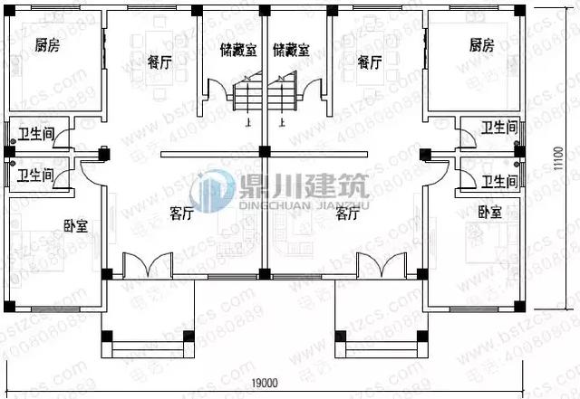 8套雙拼別墅設(shè)計(jì)圖，兄弟別墅這樣建，氣派實(shí)用有面子。