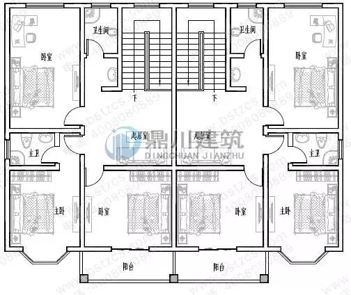 8套雙拼別墅設(shè)計(jì)圖，兄弟別墅這樣建，氣派實(shí)用有面子。