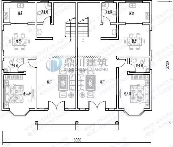 8套雙拼別墅設(shè)計(jì)圖，兄弟別墅這樣建，氣派實(shí)用有面子。