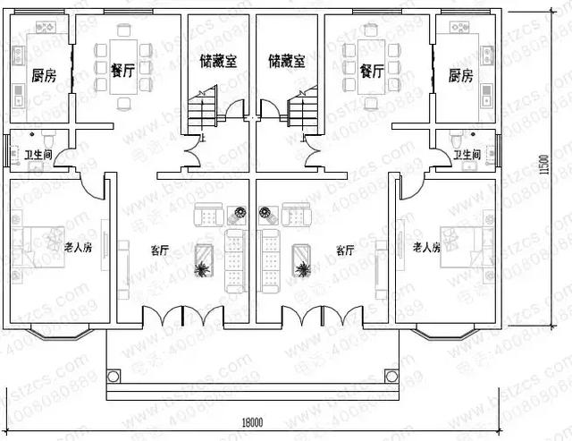 8套雙拼別墅設(shè)計(jì)圖，兄弟別墅這樣建，氣派實(shí)用有面子。
