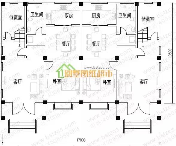 8套雙拼別墅設(shè)計(jì)圖，兄弟別墅這樣建，氣派實(shí)用有面子。
