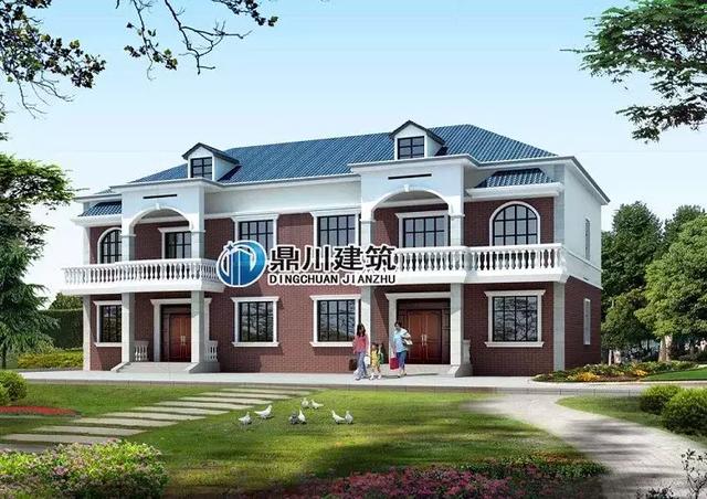 8套雙拼別墅設(shè)計(jì)圖，兄弟別墅這樣建，氣派實(shí)用有面子。