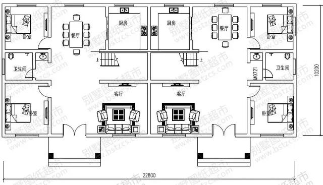 8套雙拼別墅設(shè)計(jì)圖，兄弟別墅這樣建，氣派實(shí)用有面子。