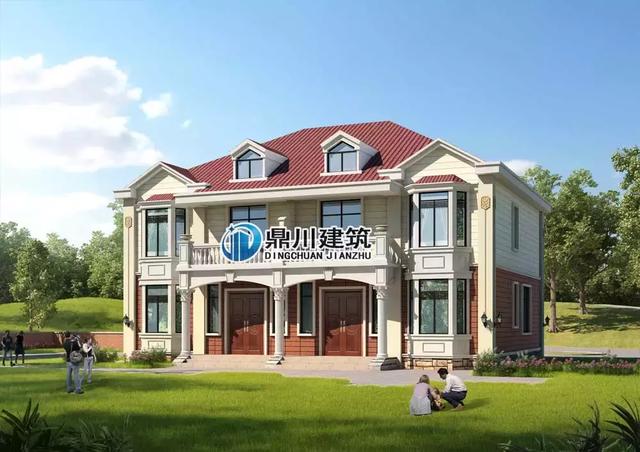 8套雙拼別墅設(shè)計(jì)圖，兄弟別墅這樣建，氣派實(shí)用有面子。