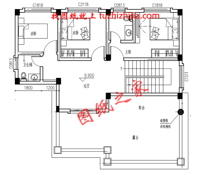 美觀三層半農(nóng)村自建房圖片，大家都喜歡的溫馨住宅！
