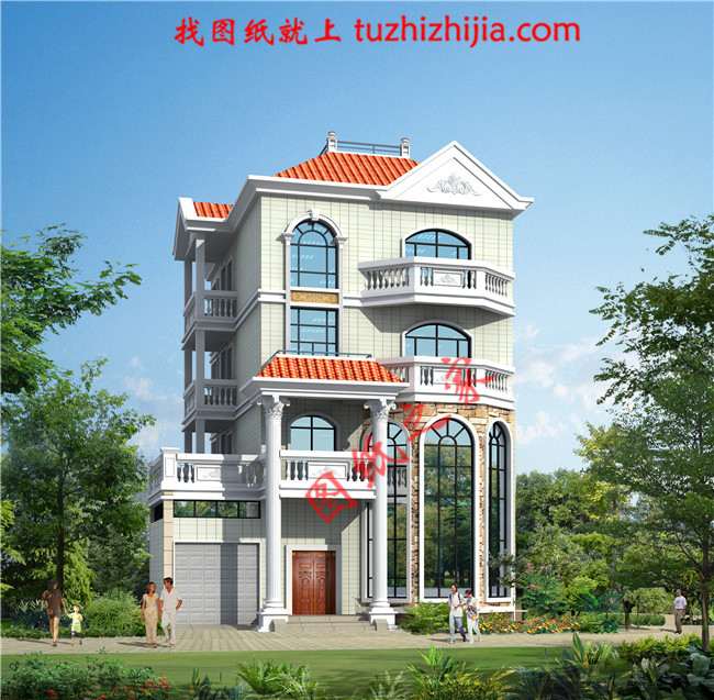 美觀三層半農(nóng)村自建房圖片，大家都喜歡的溫馨住宅！