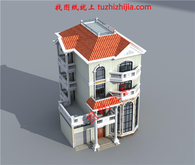 美觀三層半農(nóng)村自建房圖片，大家都喜歡的溫馨住宅！