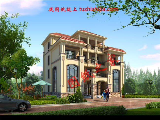 美觀三層半農(nóng)村自建房圖片，大家都喜歡的溫馨住宅！