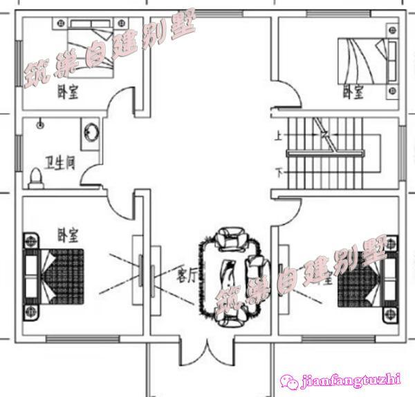 農(nóng)村二層自建房，造價(jià)25萬(wàn)120平米，經(jīng)典戶型完美設(shè)計(jì)！