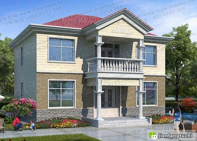 農(nóng)村二層自建房，造價(jià)25萬(wàn)120平米，經(jīng)典戶型完美設(shè)計(jì)！