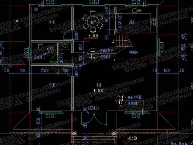 農(nóng)村二層自建房，造價(jià)25萬(wàn)120平米，經(jīng)典戶型完美設(shè)計(jì)！