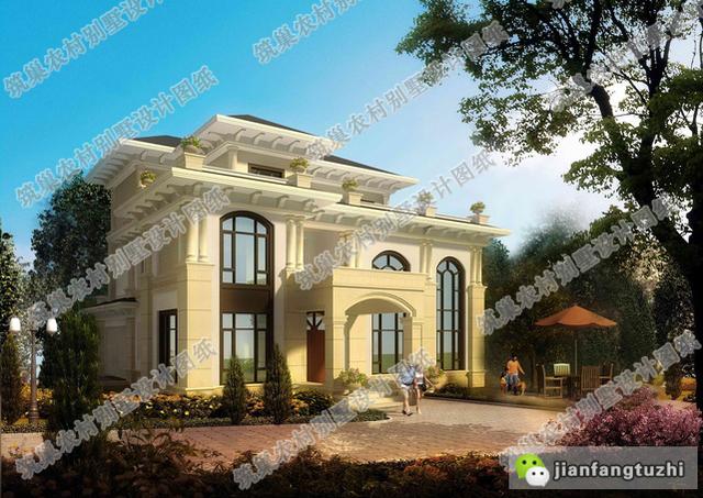 豪華款三層別墅設計圖，獨特的設計理念，符合您的各種需求。