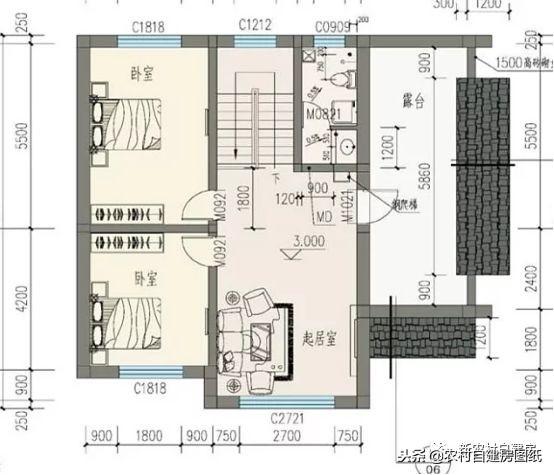 3款中式帶院別墅設(shè)計(jì)圖，你與世外桃源就差一個(gè)庭院！