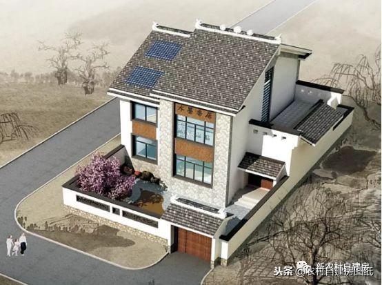 3款中式帶院別墅設(shè)計(jì)圖，你與世外桃源就差一個(gè)庭院！