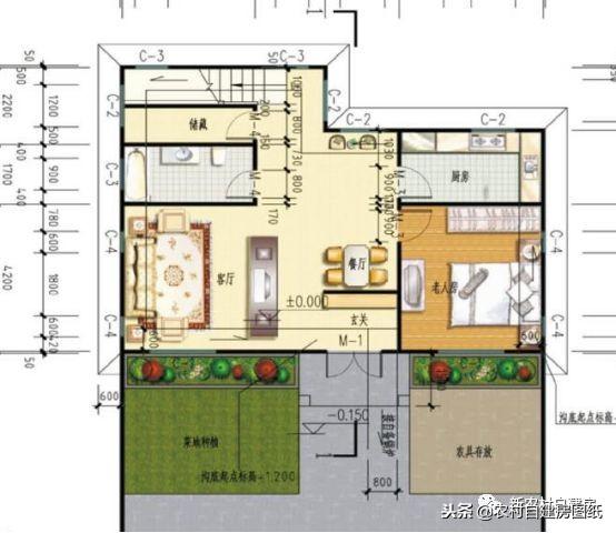 3款中式帶院別墅設(shè)計(jì)圖，你與世外桃源就差一個(gè)庭院！