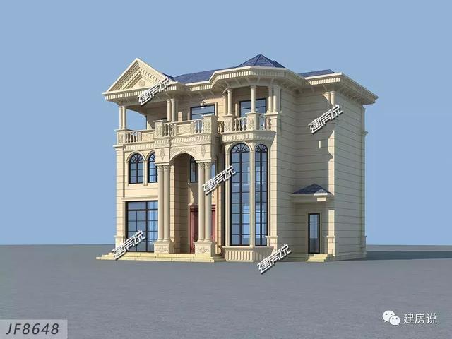 高貴氣派的別墅設(shè)計圖，建一棟在村里，全村人關(guān)注的焦點。