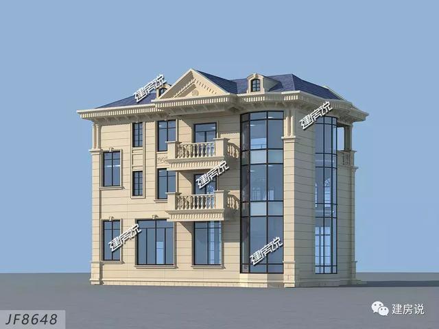 高貴氣派的別墅設(shè)計圖，建一棟在村里，全村人關(guān)注的焦點。