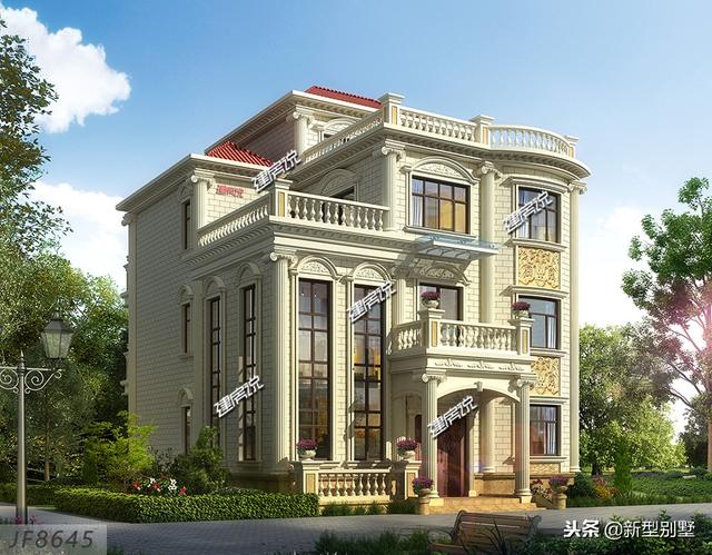 新款別墅設(shè)計圖，我的房子卻出賣了我，想低調(diào)都不行!