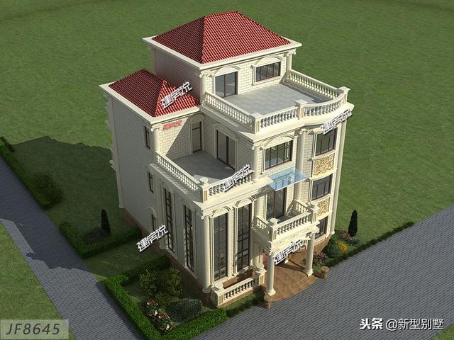 新款別墅設(shè)計圖，我的房子卻出賣了我，想低調(diào)都不行!