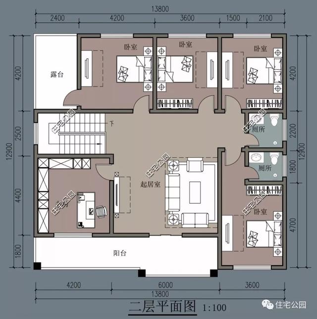 四世同堂農(nóng)村自建房，堂屋有量不生災(zāi)。