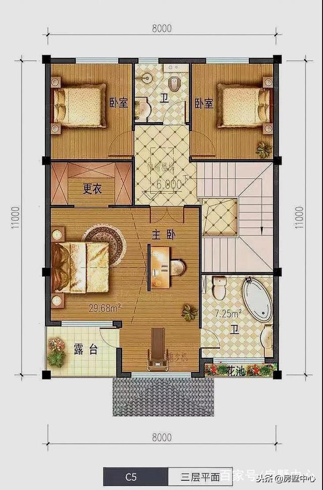 三層新中式別墅設(shè)計圖，外觀獨特精美，這樣的房子才值得傳承