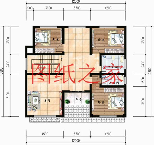 3套125平米兩層自建房，造價不到20萬，讓你輕松實現(xiàn)別墅夢！
