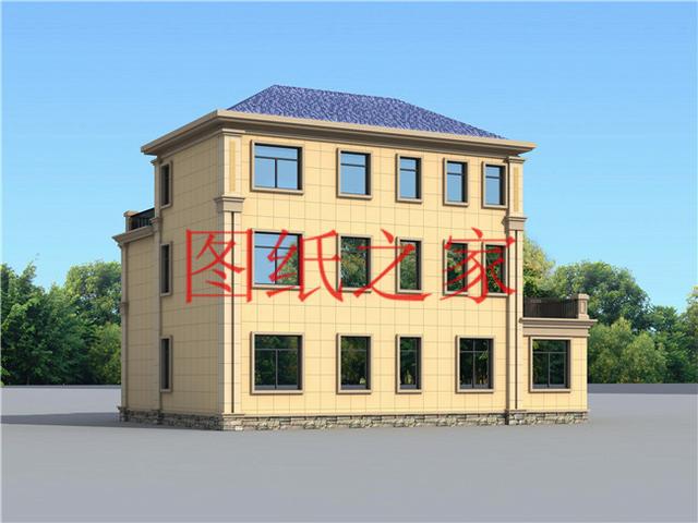 4套農(nóng)村三層別墅設計圖，占地方正，展現(xiàn)自家品味和生活品質(zhì)！